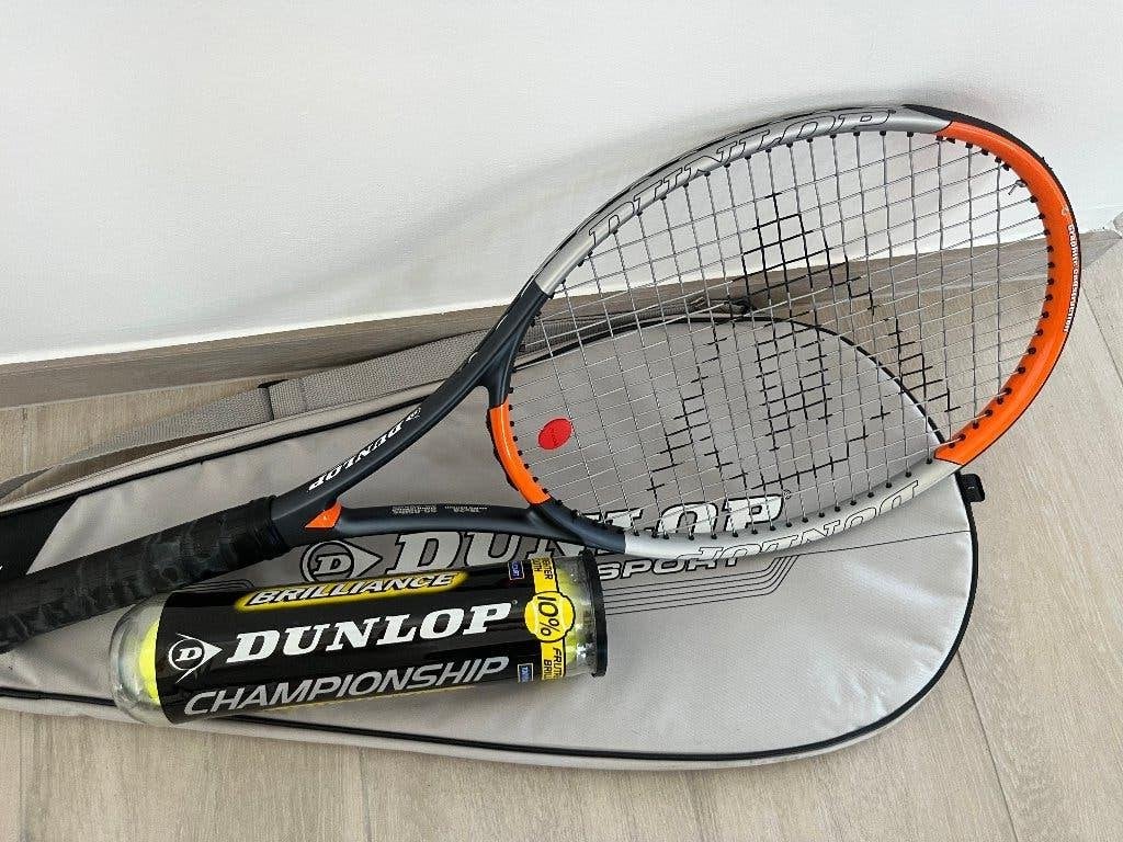 Tennisracket Dunlop, Sport en Fitness, Tennis, Ophalen, Zo goed als nieuw, Racket, Dunlop