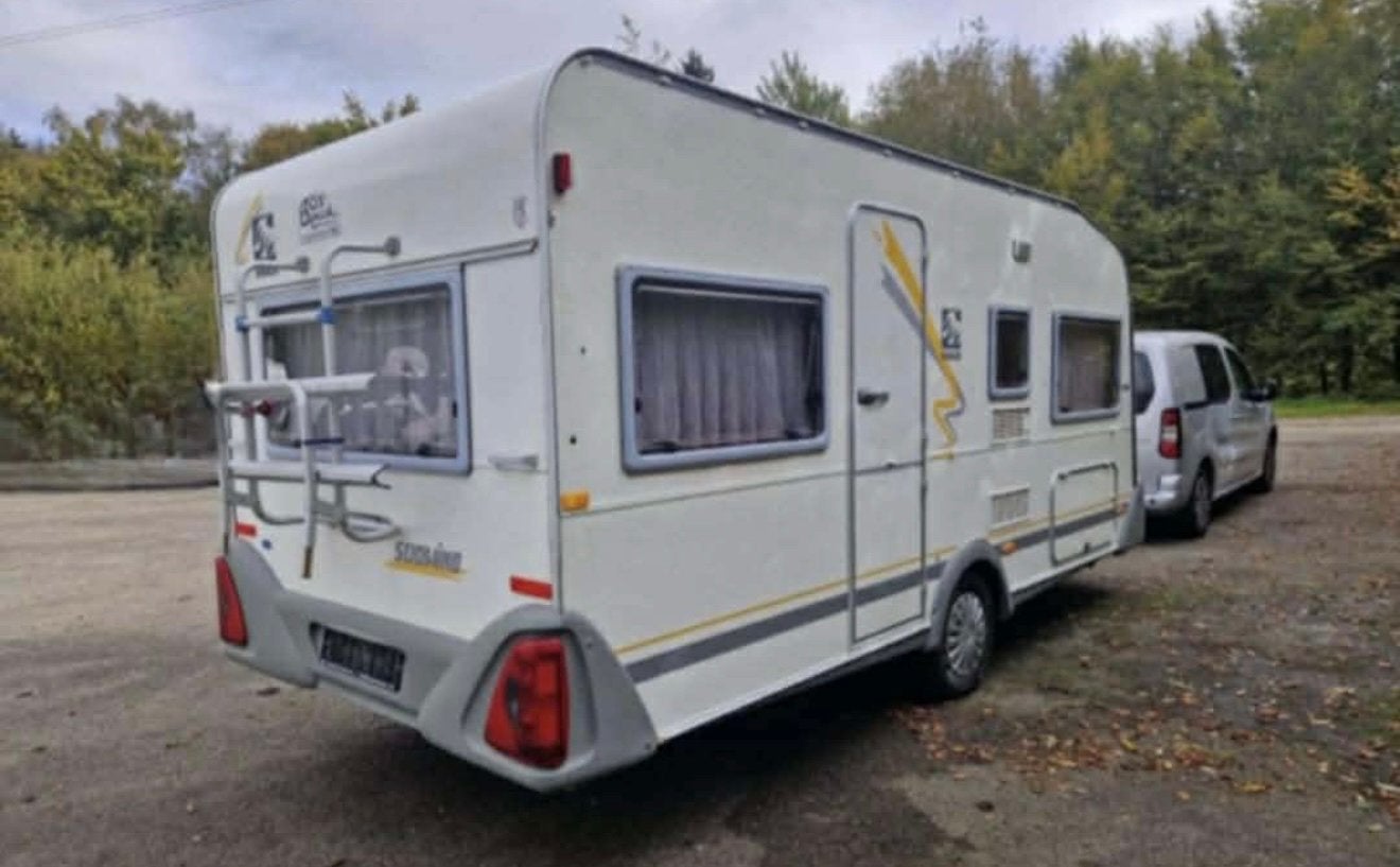 Caravane knaus, Grand lit, Particulier, Knaus, Douche