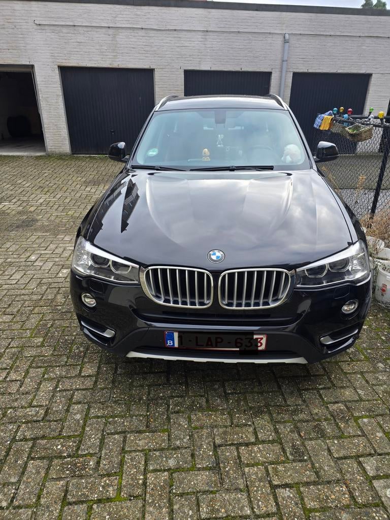 BMW X3, Auto's, BMW, Euro 6, 4 cilinders, Zwart, Leder