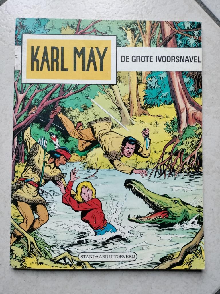 Strip KARL MAY 22 - De grote ivoorsnavel, Verzenden, Eén stripboek, Studio  Vandersteen, Zo goed als nieuw