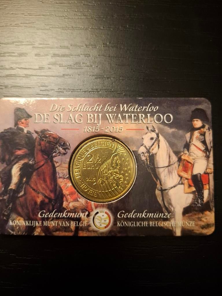 Coincard de slag van Waterloo, Ophalen
