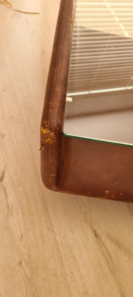 coniac  leren salontafel uit de jaren 70, Ophalen