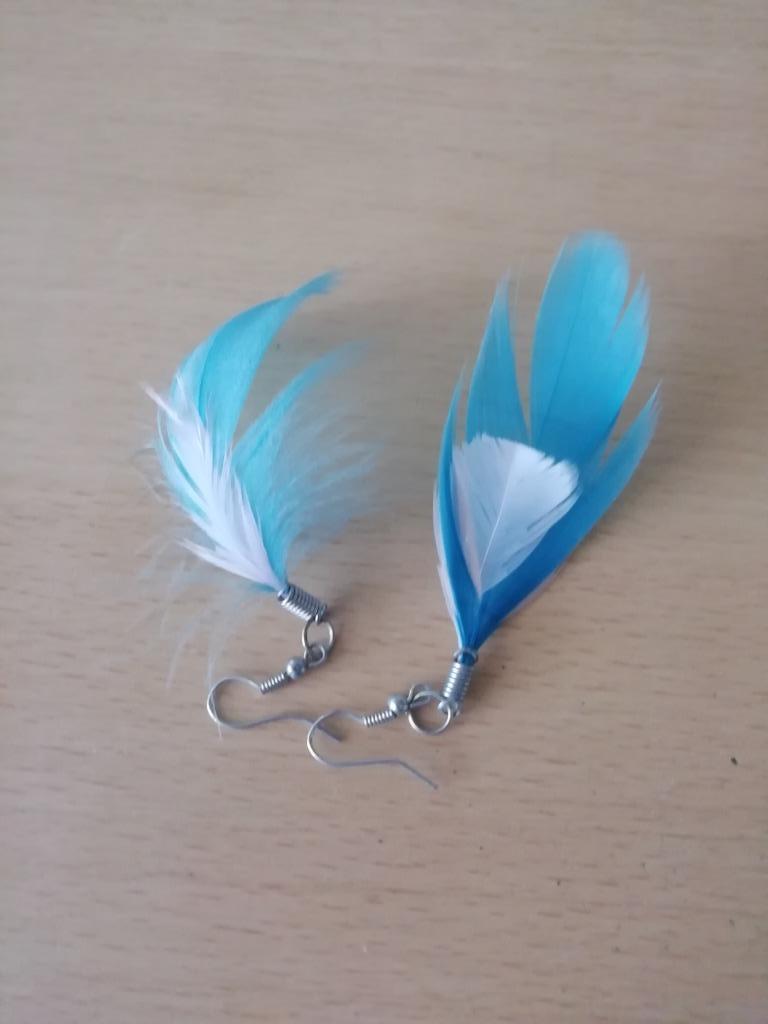 oorringen, Bijoux, Sacs & Beauté, Boucles d'oreilles, Neuf, Enlèvement ou Envoi, Autres matériaux, Bleu