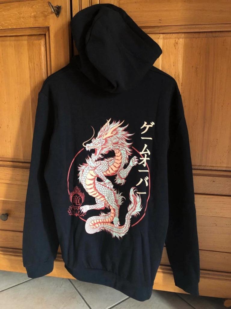 Zwarte Yourturn Hoodie (Dragon) - Nieuw, Maat 52/54 (L), Zwart, Yourturn, Nieuw