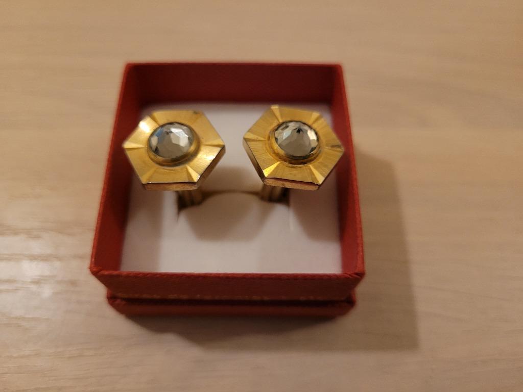 vintage manchetknoop van 18 karaat uit de jaren 60, Ophalen of Verzenden, Zo goed als nieuw, Goud