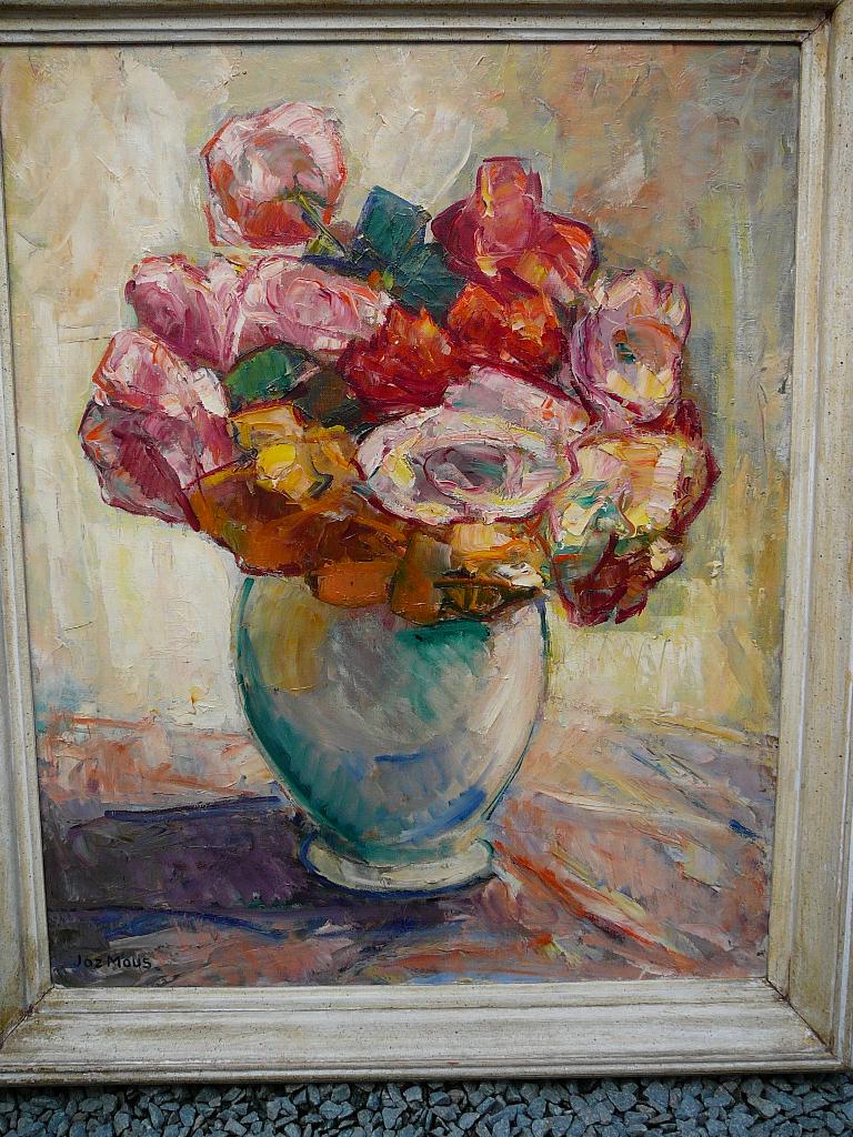schilderij MOUS JOSEPH joz, Antiek en Kunst, Ophalen