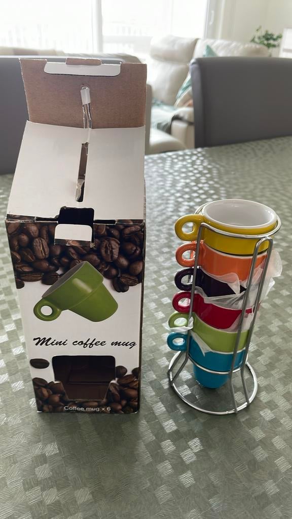 Tasjes cappuccino, Ophalen, Nieuw