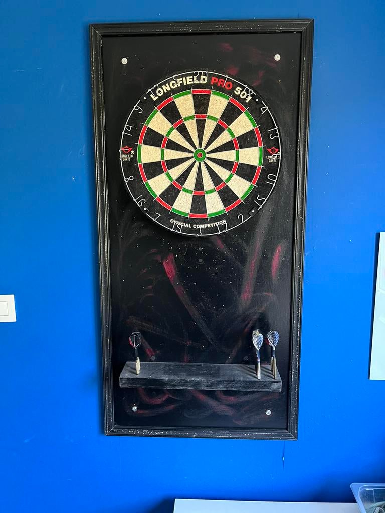 Dartsboard, Sport en Fitness, Darts, Ophalen, Zo goed als nieuw