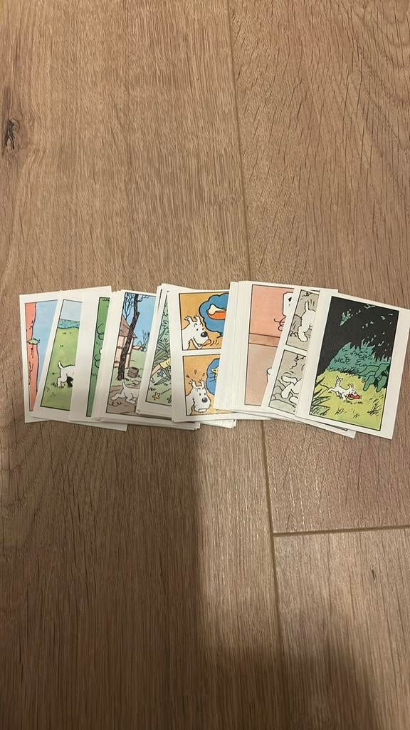 Kuifje chromo’s bubble gum 1960 compleet, Ophalen of Verzenden, Kuifje, Nieuw