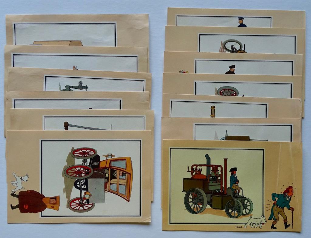 Tintin 13 chromos Automobile tome 1 Voir et Savoir, Enlèvement, Utilisé