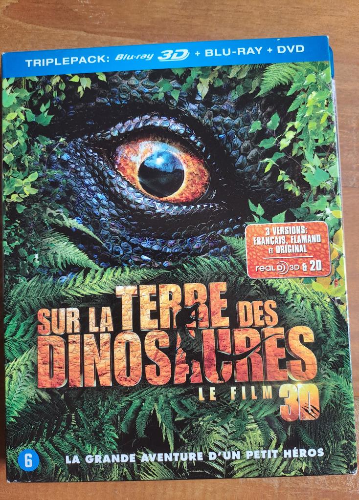 Sur la terre des dinosaures - blu-ray 3d + blu-ray + dvd, CD & DVD, Blu-ray, Enlèvement ou Envoi, Utilisé, Documentaire et Éducatif