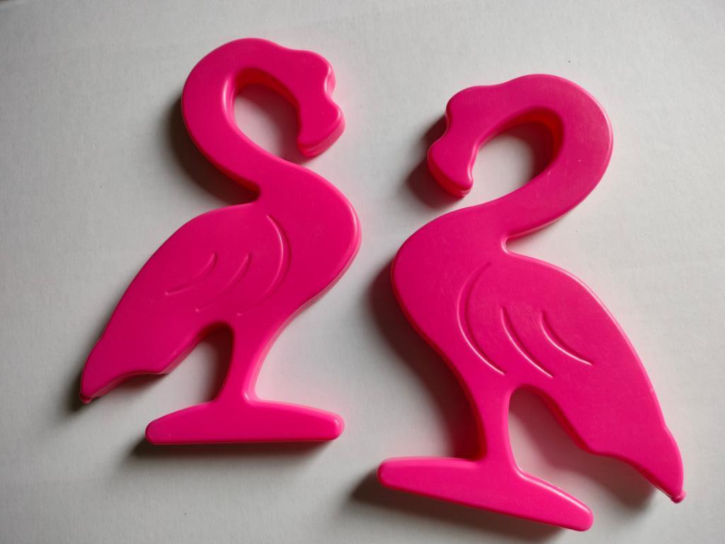 🦩🦩 Schattig koppel 🦩🦩 2 koelelementen 🦩 flamingo's 🦩🦩, Ophalen of Verzenden, Koelbox, Koelelement
