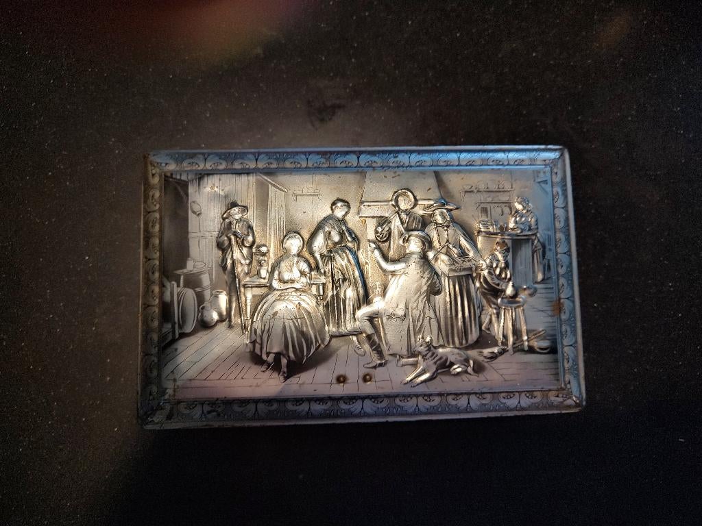 Vintage blikken doos, Ophalen, Gebruikt, Overige, Overige merken