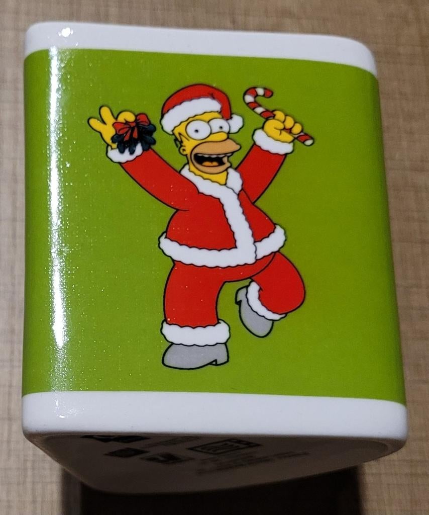 Homer Simpson: speciale drinktas - Christmas collection, Ophalen of Verzenden, Zo goed als nieuw, Tv, Gebruiksvoorwerp