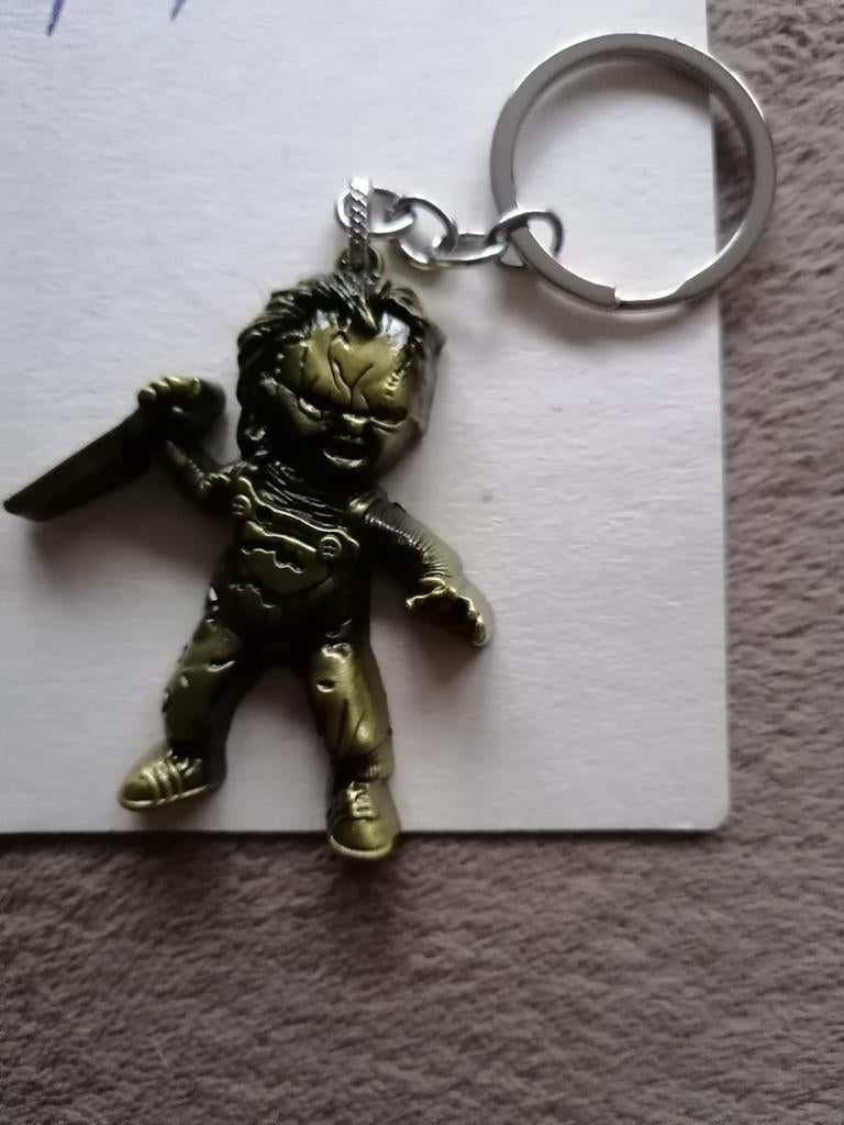 Metalen sleutelhanger chucky, Verzamelen, Ophalen