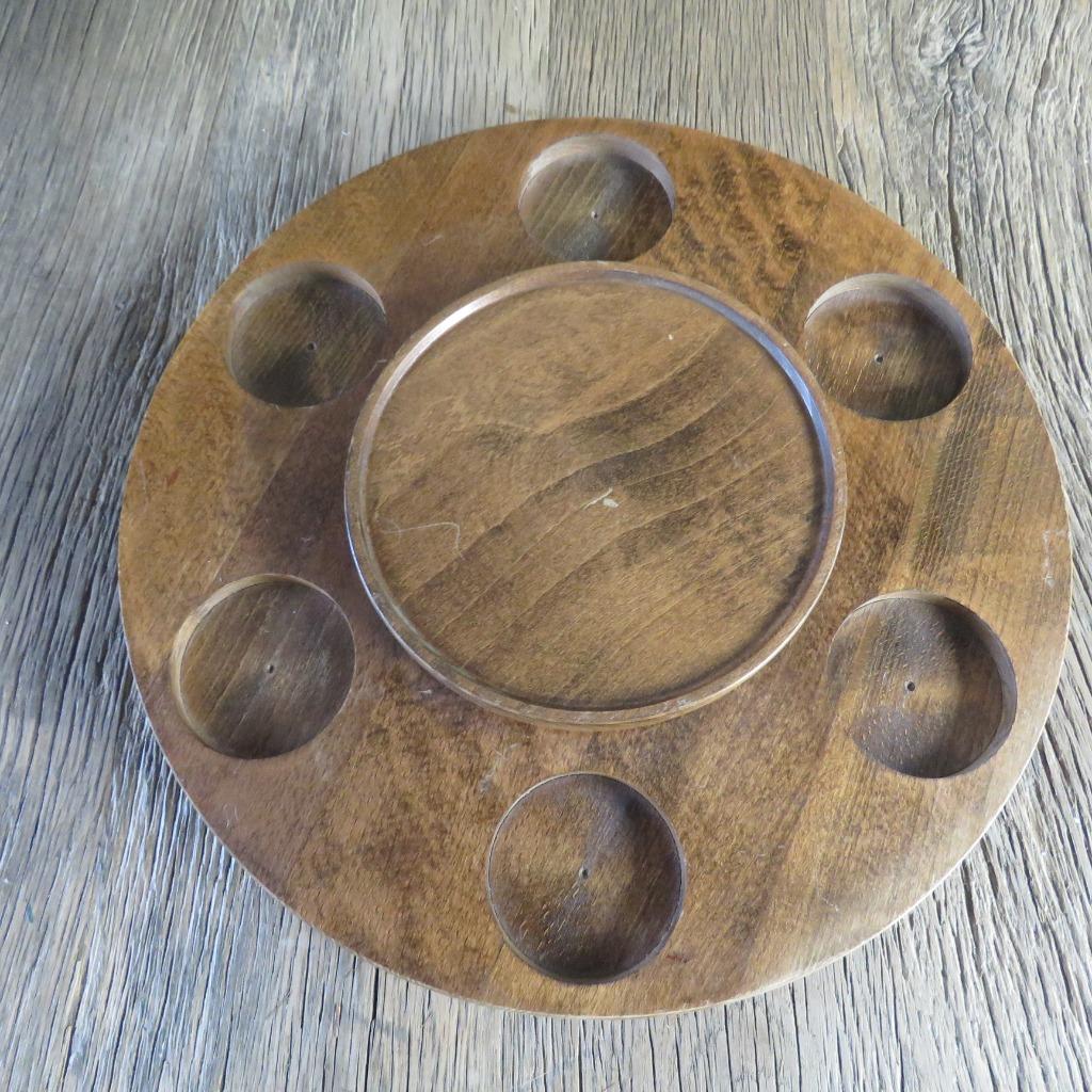Jaren 60 Lazy Susan draaiplateau Deens design, Antiek en Kunst, Ophalen of Verzenden