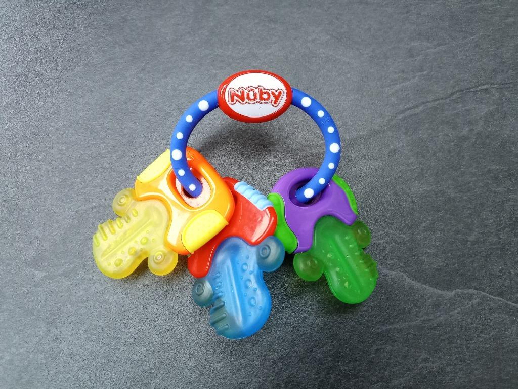 Nuby bijtring koelbijtsleutels met ijsgel, Ophalen, Zo goed als nieuw
