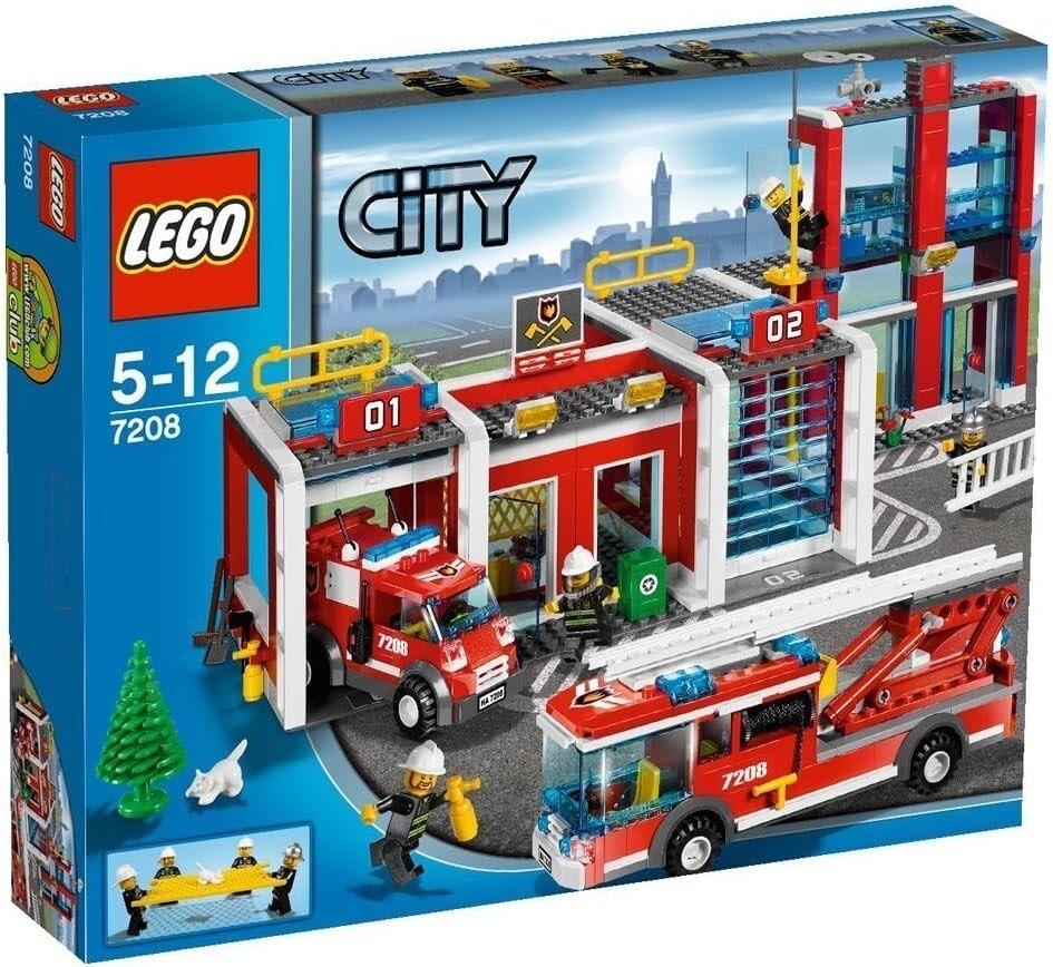 Lego City 7208 Brandweerkazerne NIEUW in verzegelde doos OVP, Ophalen of Verzenden, Nieuw, Complete set, Lego