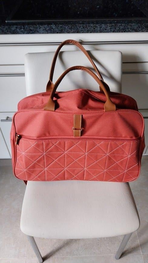 weekendtas zacht oranje, 40 tot 60 cm, Oranje, Minder dan 20 cm, Wieltjes