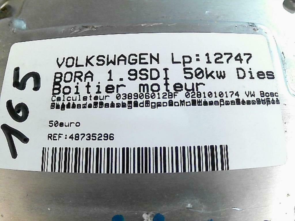 Boitier moteur Volkswagen Bora 1.9SDi 50kw 038906012BF (165), Enlèvement ou Envoi, Utilisé, Volkswagen