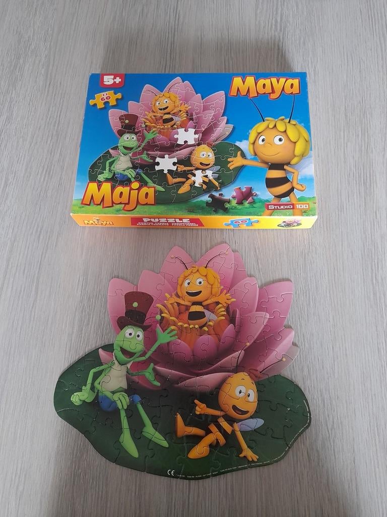 Maya de bij puzzel 5+, Ophalen of Verzenden, Meer dan 50 stukjes, Zo goed als nieuw, 4 tot 6 jaar