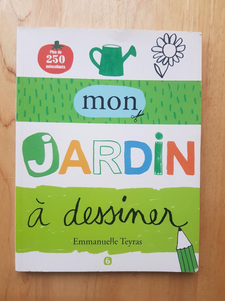 Livre d’activités « Mon Jardin à Dessiner », Enlèvement, Comme neuf, Autres