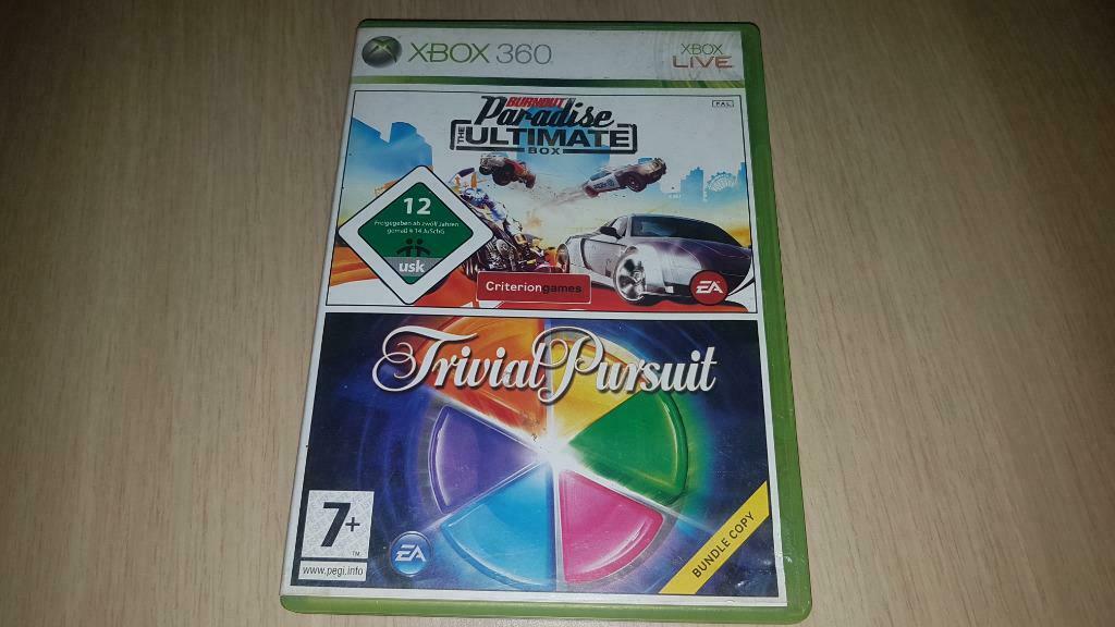 Burnout Paradise: Ultimate box en Trivial Pursuit, Ophalen of Verzenden