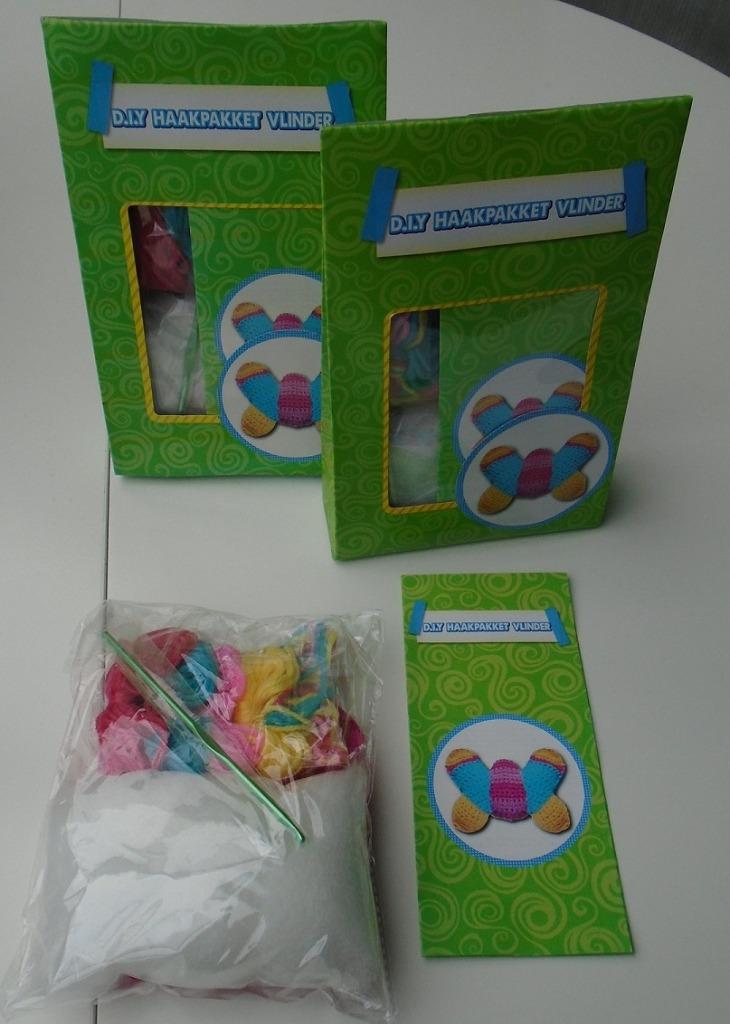 HOBBY HAAKPAKKET VLINDER, Ophalen of Verzenden, Nieuw, Bouwen