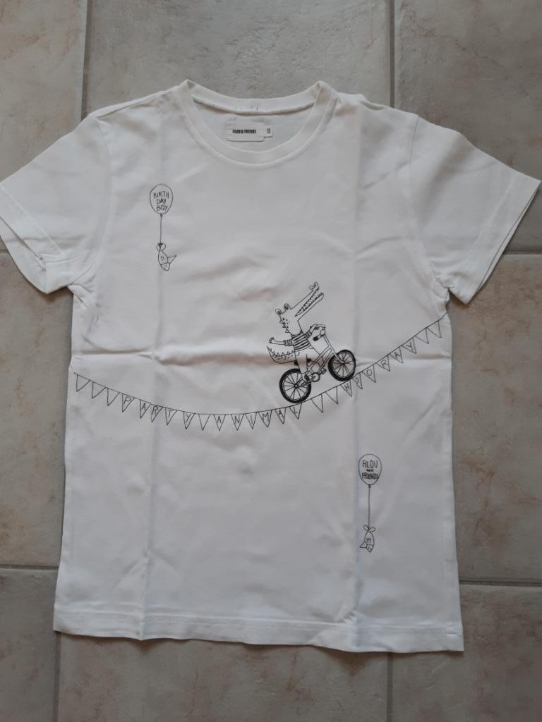 Filou & Friends - verjaardags T-shirt (10 jaar), Gebruikt, Filou & Friends, Ophalen of Verzenden, Shirt of Longsleeve