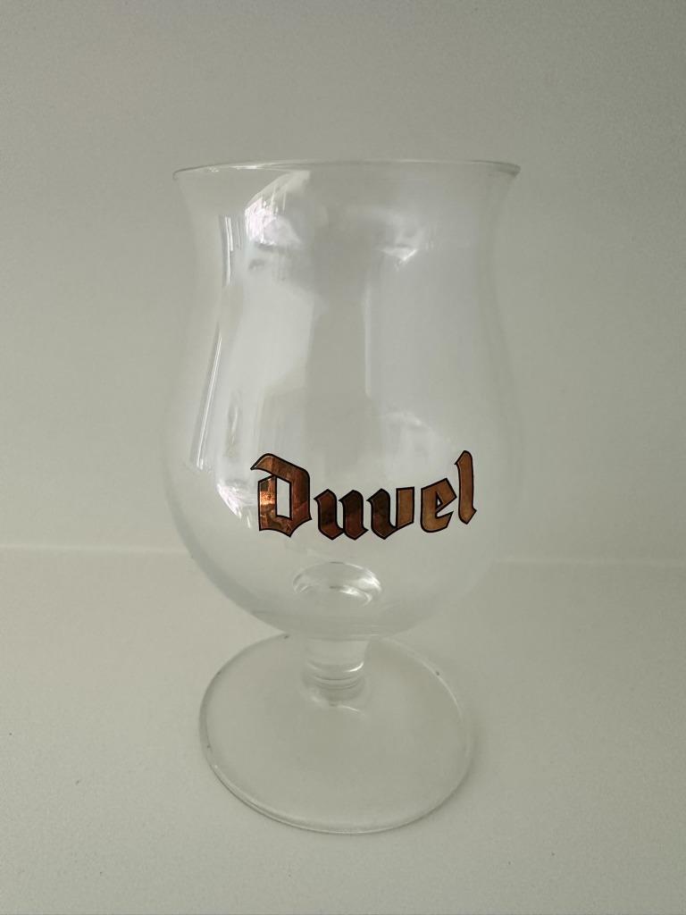 DUVEL glas 16,5cl (!!!) OUD LOGO - Nieuw en ongebruikt!, Ophalen of Verzenden, Nieuw, Bierglas