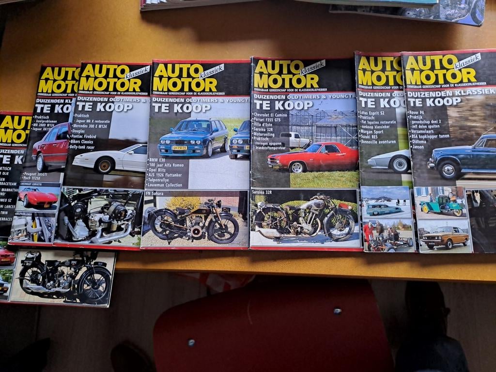 Moteur de voiture classique 7x. 4/10 à 11/11, Enlèvement