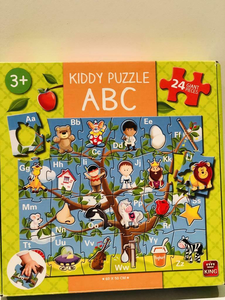 Puzzle ABC...van 24 pieces voor kleuters van 3+, Ophalen of Verzenden, Zo goed als nieuw