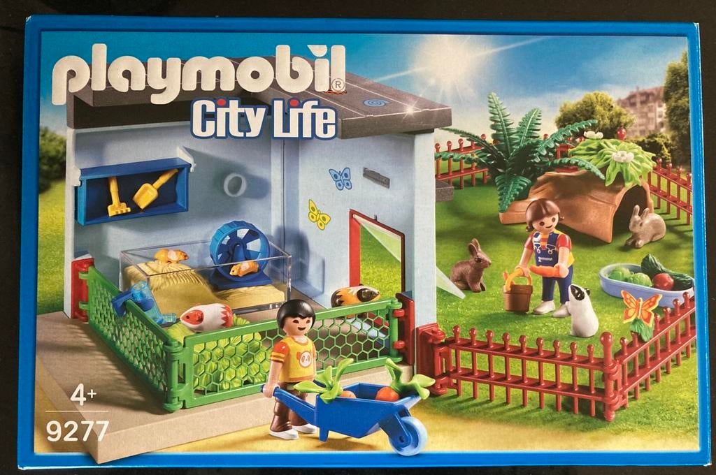 Playmobil city life 9277 maison lapins et cochon d’inde, Enlèvement, Utilisé, Ensemble complet