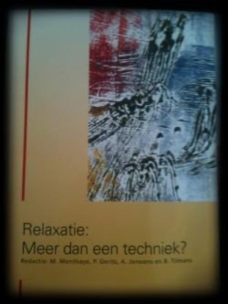Relaxatie: Meer dan een techniek?, Ophalen
