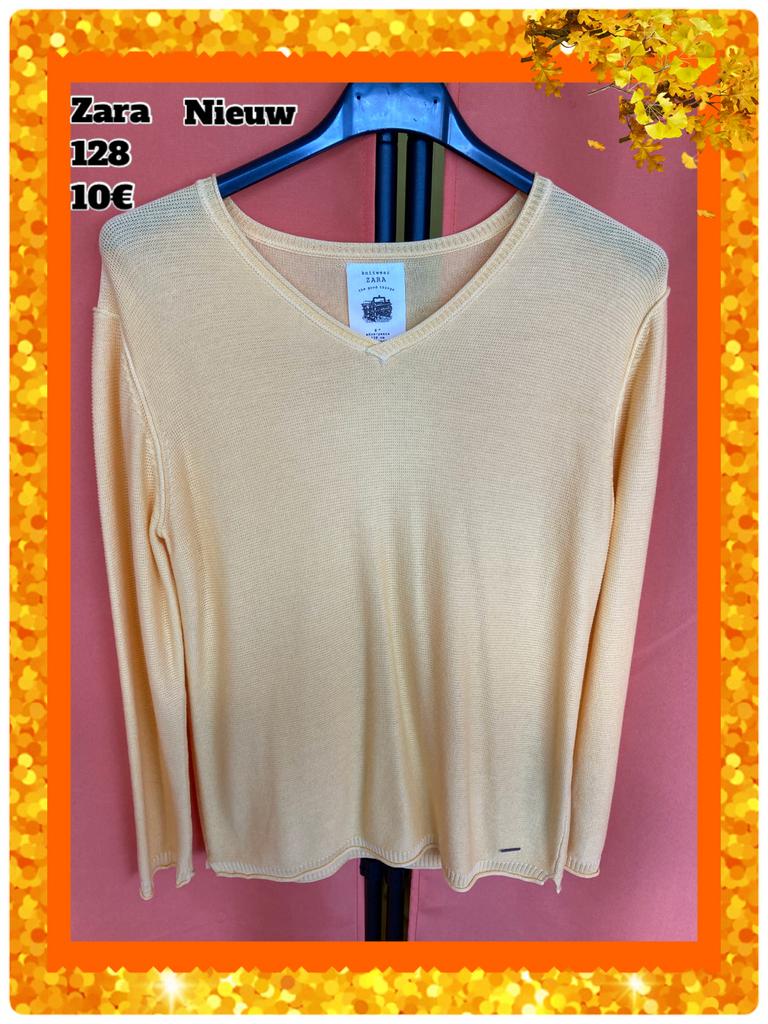 V hals trui jongen 128. Zara. Nieuw, Ophalen of Verzenden, Nieuw, Jongen, Trui of Vest