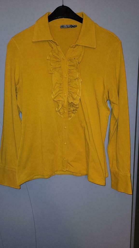 Bloes E5- mode m XL okergeel, Kleding | Dames, Geel, Maat 46/48 (XL) of groter, Ophalen of Verzenden, Zo goed als nieuw
