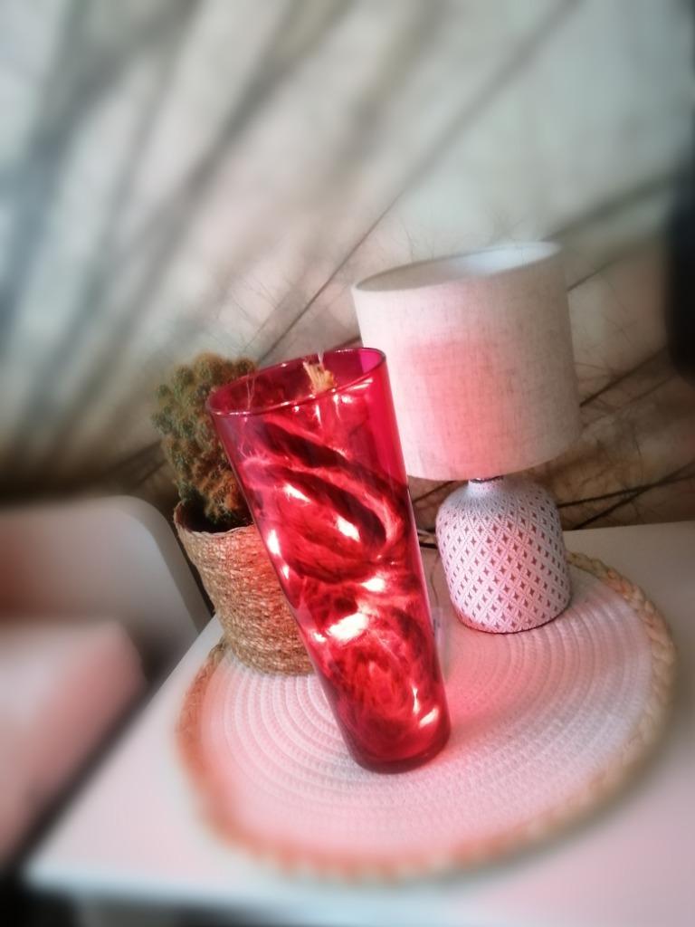 Vase en verre avec ou sans lumière, Enlèvement, Neuf, Autres couleurs, Verre