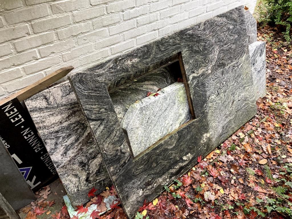 Marmer bladen, Ophalen, Gebruikt