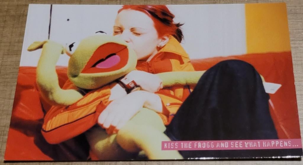 Postkaart: Kermit de kikker, Ophalen of Verzenden, 1980 tot heden, Ongelopen, Sterren en Beroemdheden