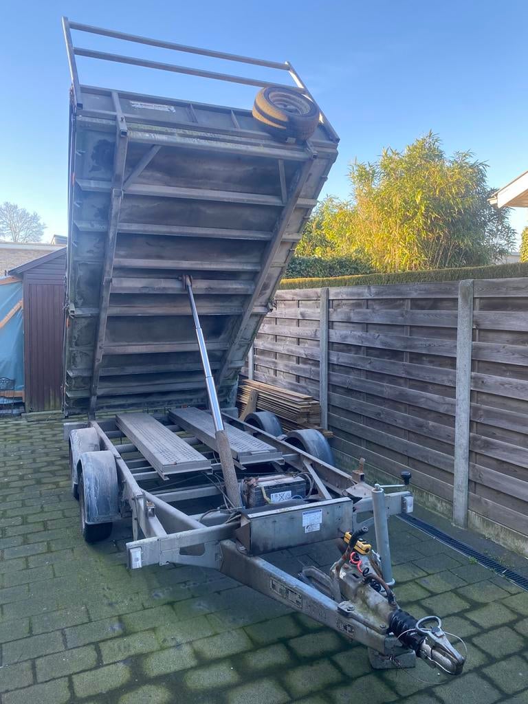 3,5T kipper aanhangwagen Ifor Williams, Ophalen, Gebruikt