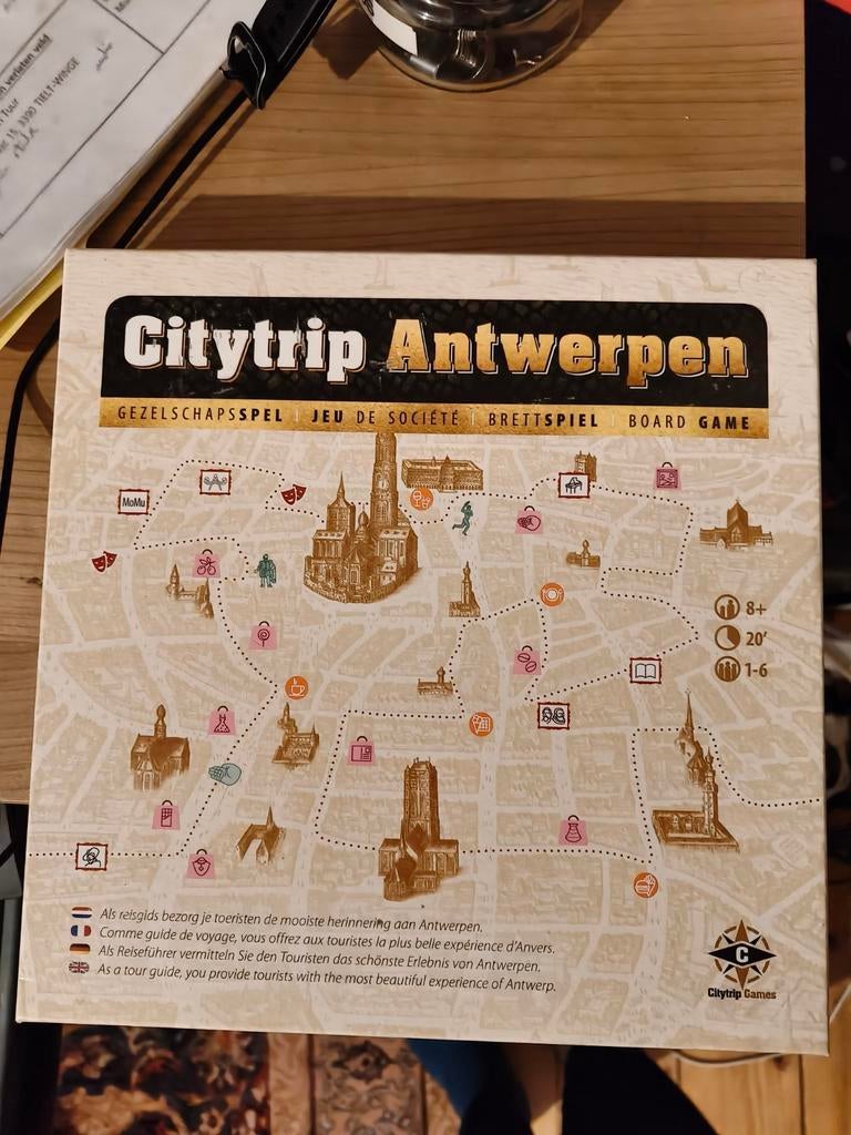 Citytrip antwerpen - boardgame, Enlèvement ou Envoi, Comme neuf