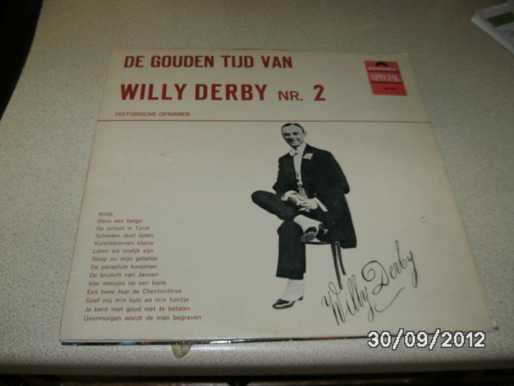 Een LP "De gouden tijd van Willy Derby nr.2", Enlèvement ou Envoi, Comme neuf, Autres genres