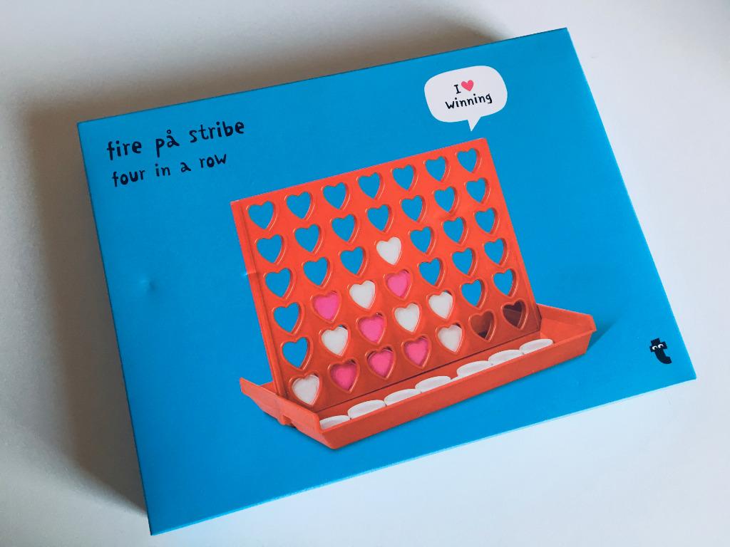 FLYING TIGER vier-op-een-rij met hartjes, Hobby en Vrije tijd, Ophalen, Zo goed als nieuw
