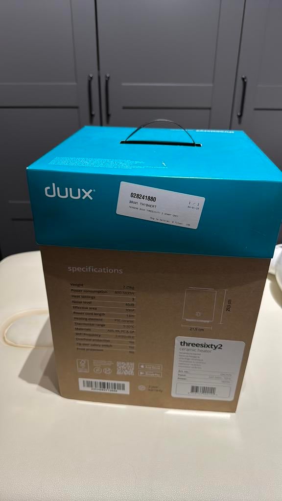 Duux Ceramic heater, Moins de 60 cm, Comme neuf, Enlèvement, Radiateur