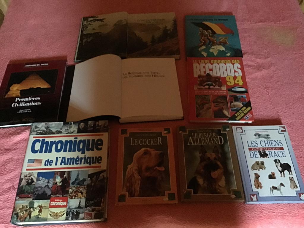 Divers livres, Comme neuf