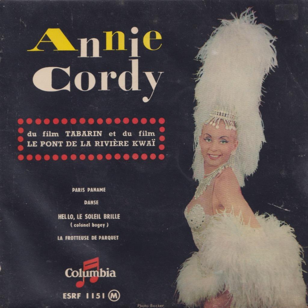Annie Cordy – Paris Paname / Danse + 2 – Single - EP, Enlèvement ou Envoi, Utilisé, Pop, 7 pouces