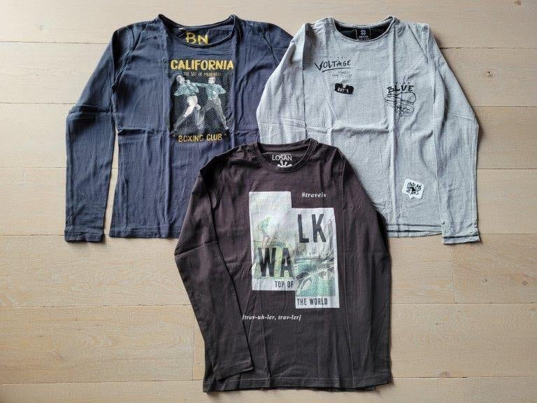 Pakket longsleeves merkkleding 16 jaar, Kinderen en Baby's, Ophalen of Verzenden, Zo goed als nieuw, Jongen, Shirt of Longsleeve