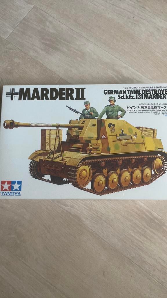 Marder II tankdestroyer sd kfz 131 tamiya, Ophalen of Verzenden, Nieuw, Tamiya