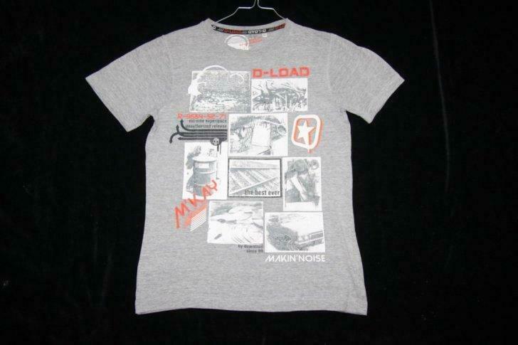 T-shirt garçon gris avec dessin sur le devant, Taille: 13 an, Enfants & Bébés, Vêtements enfant | Taille 158, Utilisé, Garçon