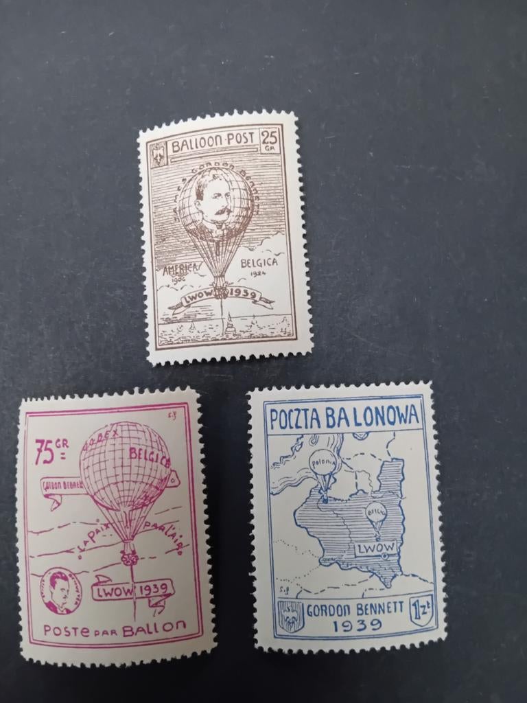 Ballonpost Gordon Bennett 1939 lot 23B, Ophalen of Verzenden